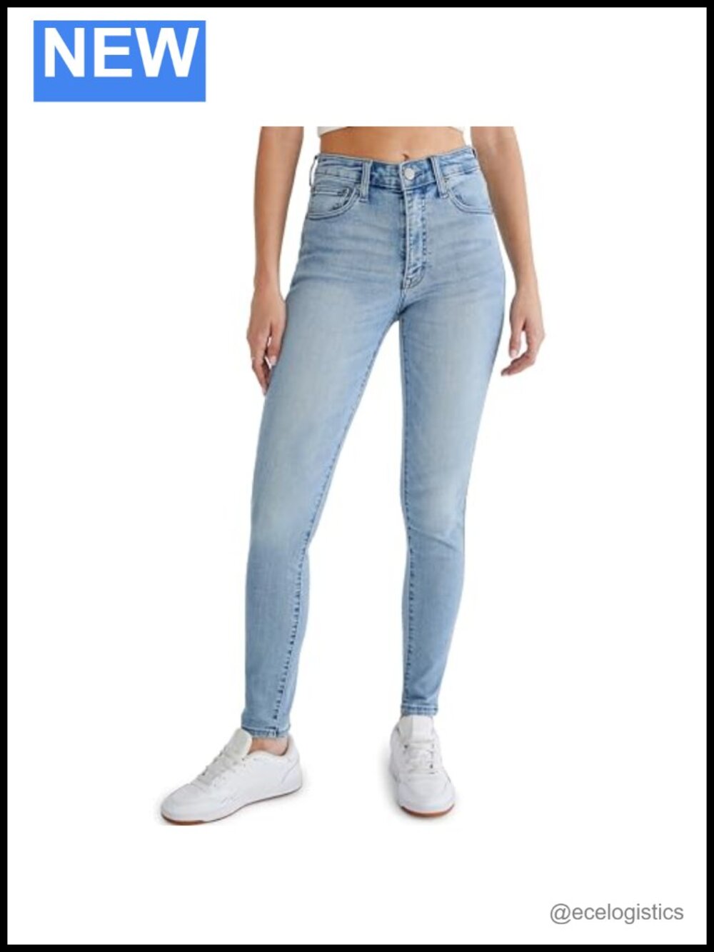 High Waisted Skinny Jegging Recycled Stretch Denim
